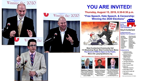 Event: Free Speech, Hate Speech, & Censorship: Winning the 2020 Elections